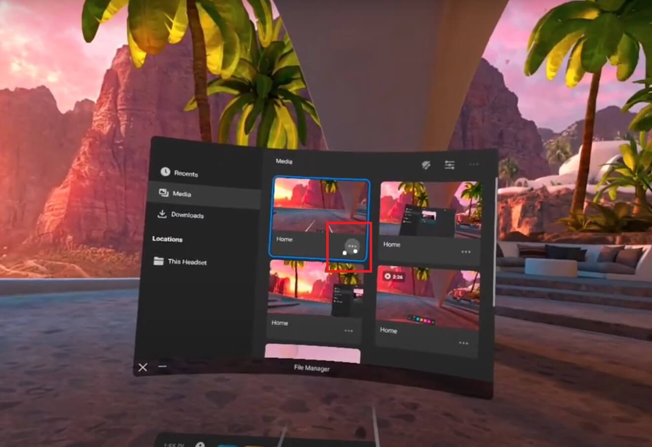 Để share hình ảnh đã chụp trên kính oculus quest 2 lên Facebook