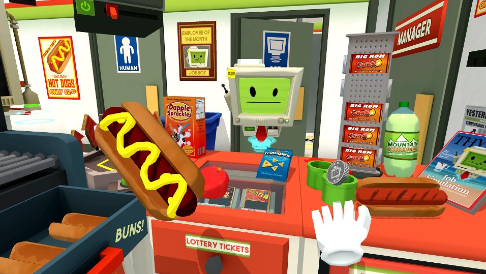 Game VR hỗ trợ MR: Job Simulator