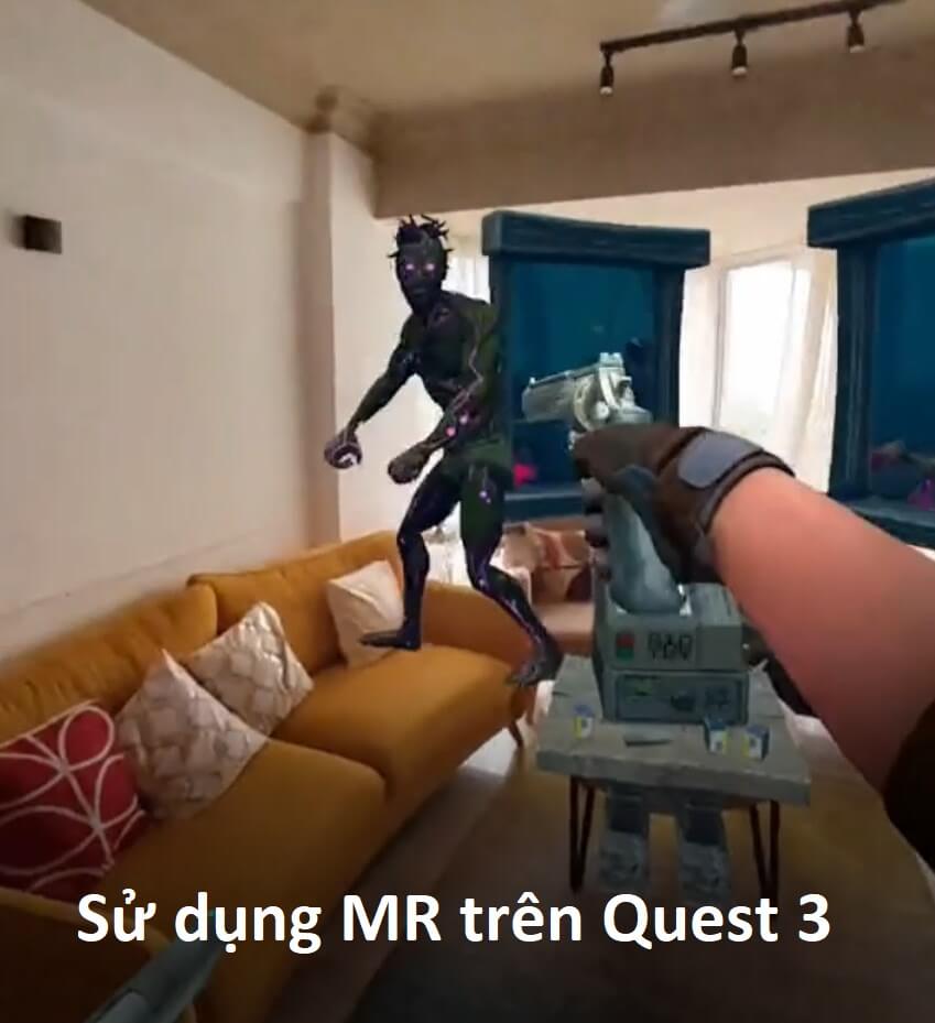 Sử dụng MR trên Quest 3