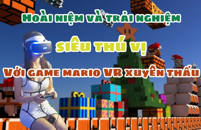 Hoài niệm và trải nghiệm siêu thú vị khi chơi game Mario dưới góc nhìn VR passthrough